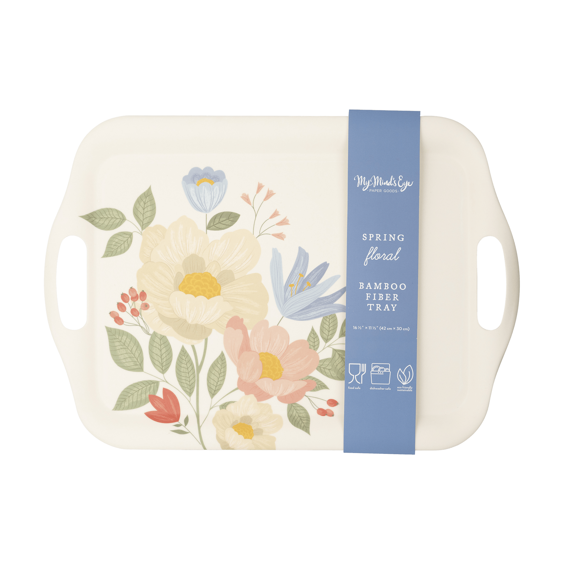 Floral Corner Tray - Bria Blair Creative