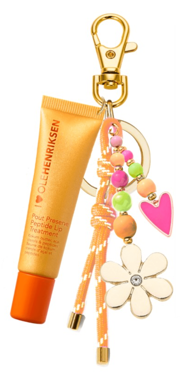 Flower Child Cluster Bag Charm in Orange & Shiny Gold - Bria Blair Creative