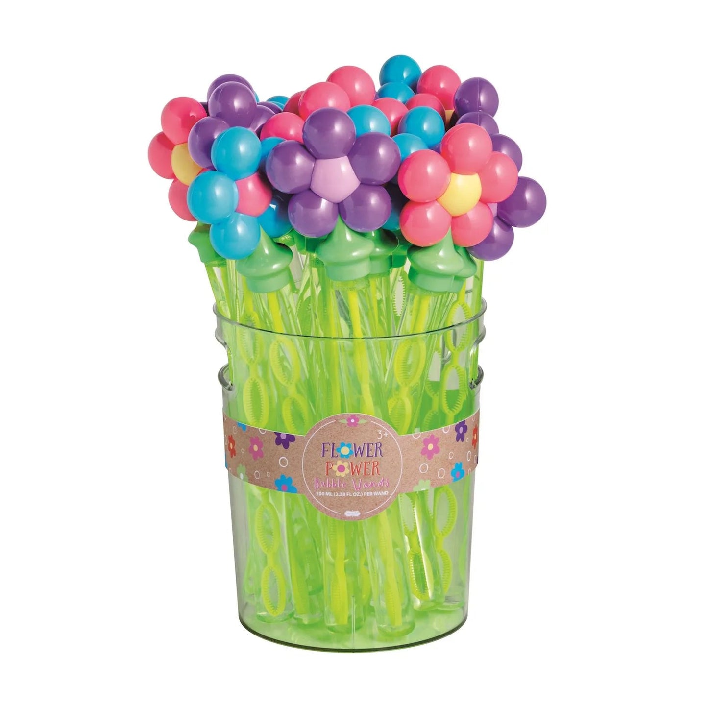 Flower Power Bubble Wand - Blue - Bria Blair Creative