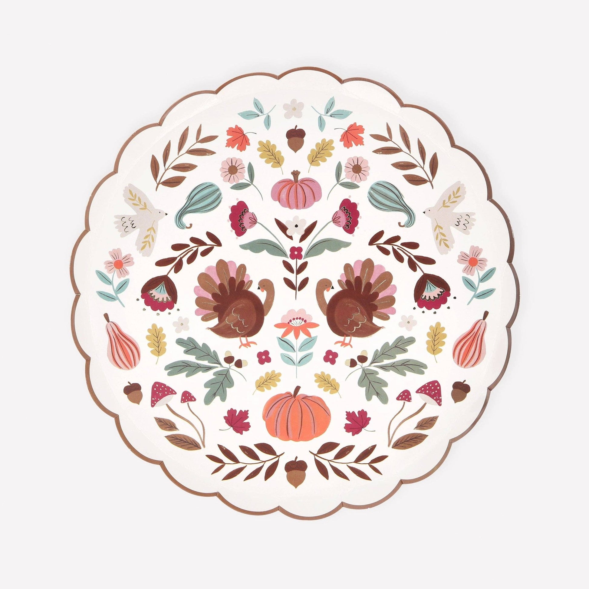 Folk Fall Side Plates - Bria Blair Creative