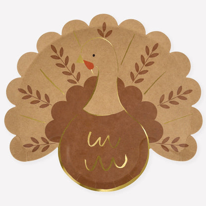 Folk Turkey Plates - Bria Blair Creative