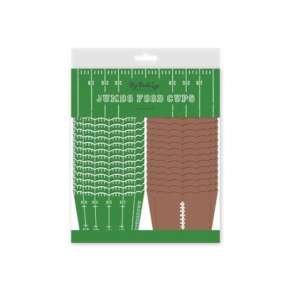 Football Jumbo Baking/Food Cups - Bria Blair Creative