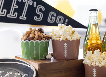 Football Jumbo Baking/Food Cups - Bria Blair Creative