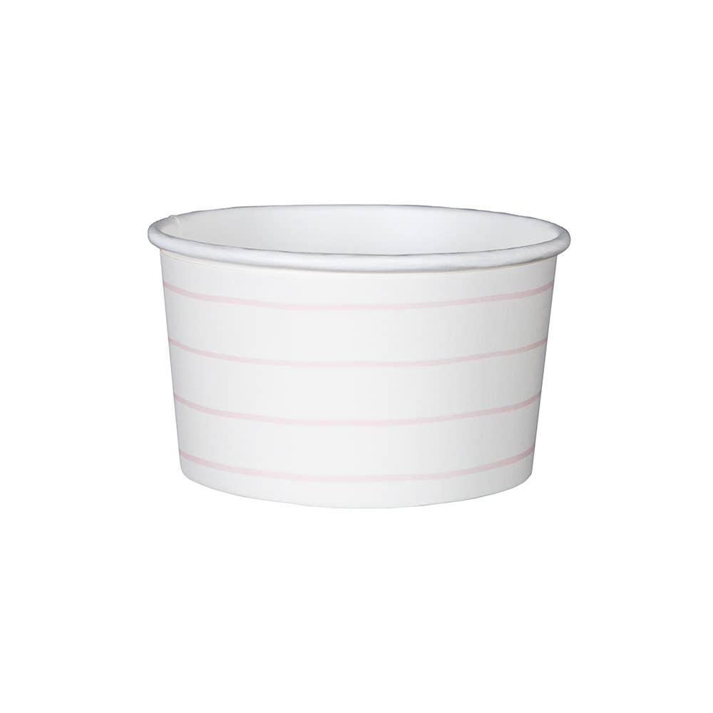 Frenchie Stripes Treat Cups - 8 Pk.: Cerise - Bria Blair Creative
