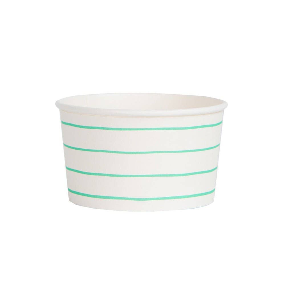Frenchie Stripes Treat Cups - 8 Pk.: Cerise - Bria Blair Creative