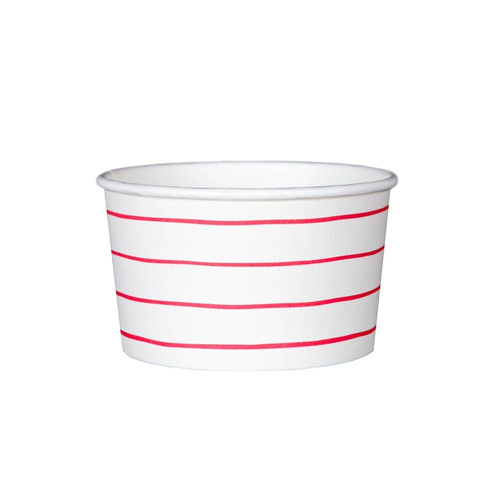 Frenchie Stripes Treat Cups - 8 Pk.: Cobalt - Bria Blair Creative