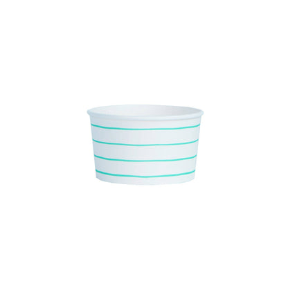Frenchie Stripes Treat Cups - 8 Pk.: Cobalt - Bria Blair Creative