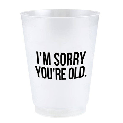Frost Cup - Sorry You're Old - Bria Blair Creative