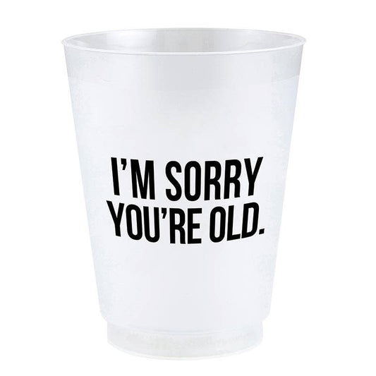 Frost Cup - Sorry You're Old - Bria Blair Creative