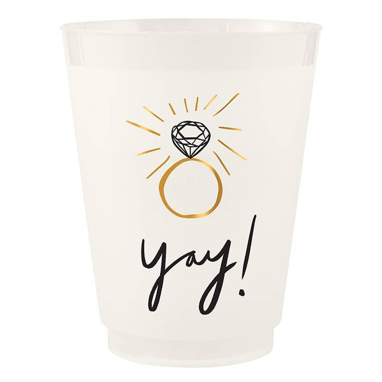 Frost Cups - Yay! - Set of 8: Material - Bria Blair Creative