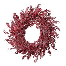 Frosted Ilex Berry Wreath - Bria Blair Creative