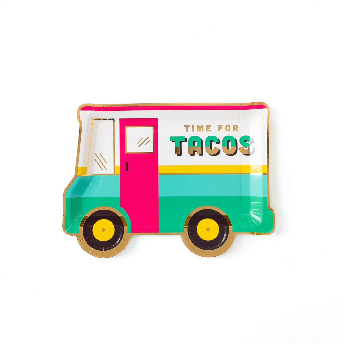 FST145 - 9" Taco Truck Shaped Paper Plate - Bria Blair Creative