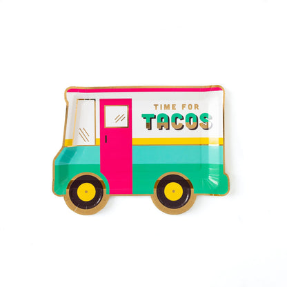 FST145 - 9" Taco Truck Shaped Paper Plate - Bria Blair Creative