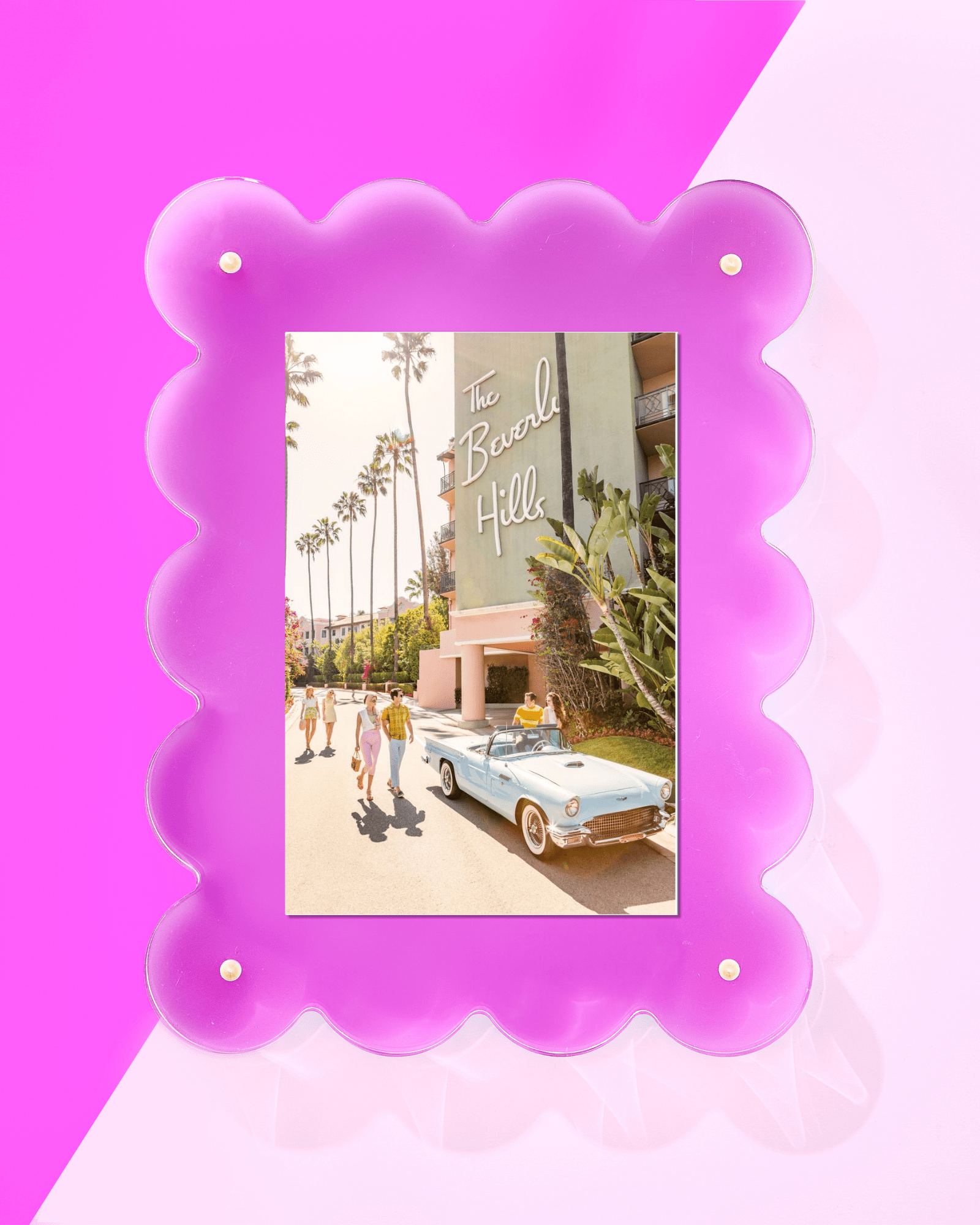 Fuchsia Acrylic Picture Frame - Bria Blair Creative
