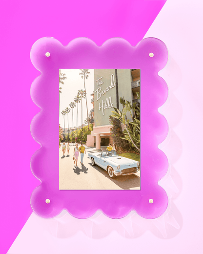 Fuchsia Acrylic Picture Frame - Bria Blair Creative