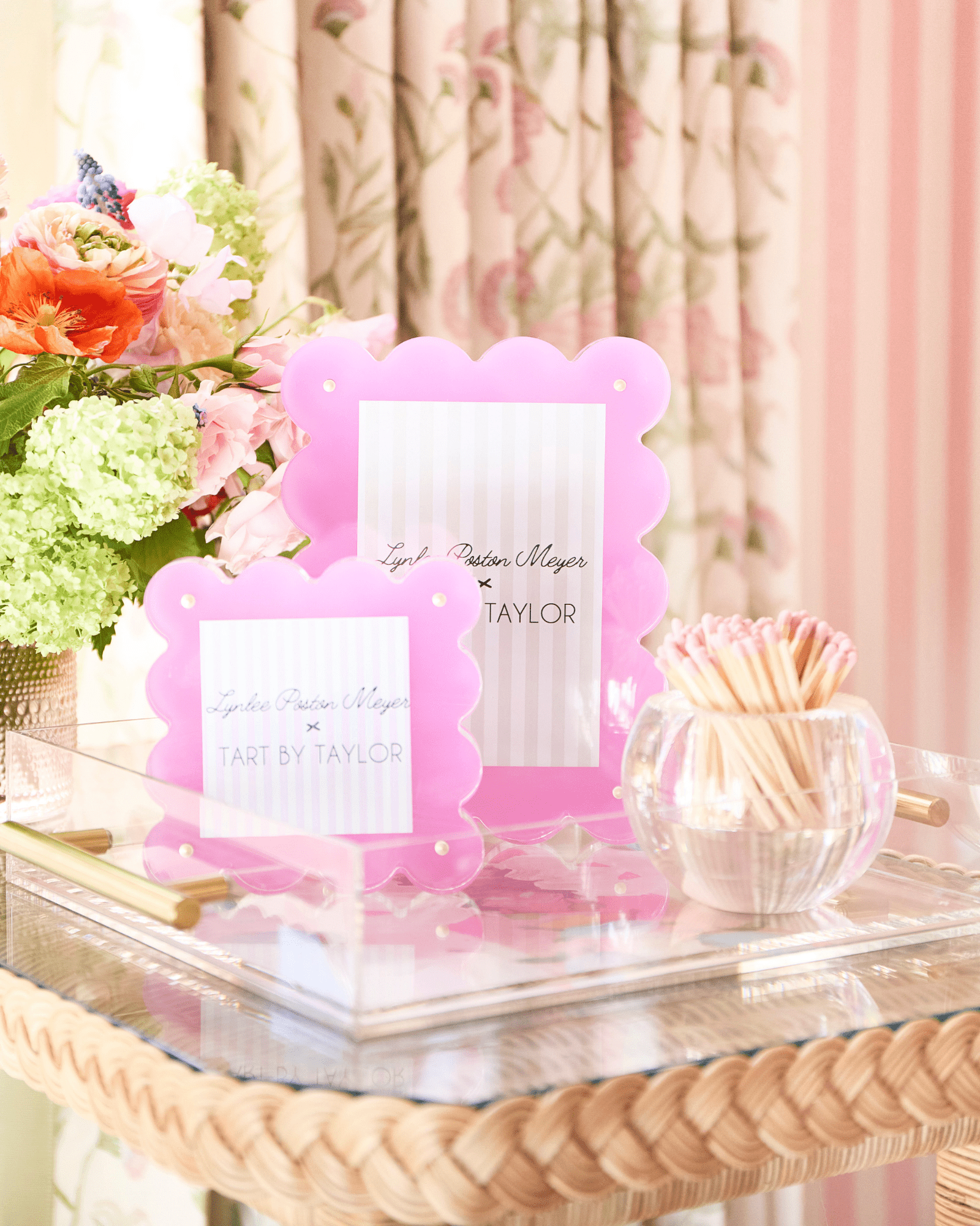Fuchsia Mini Acrylic Picture Frame - Bria Blair Creative