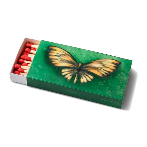 Funny Matchbox | Butterfly Floral Box Matches | Decorative - Bria Blair Creative