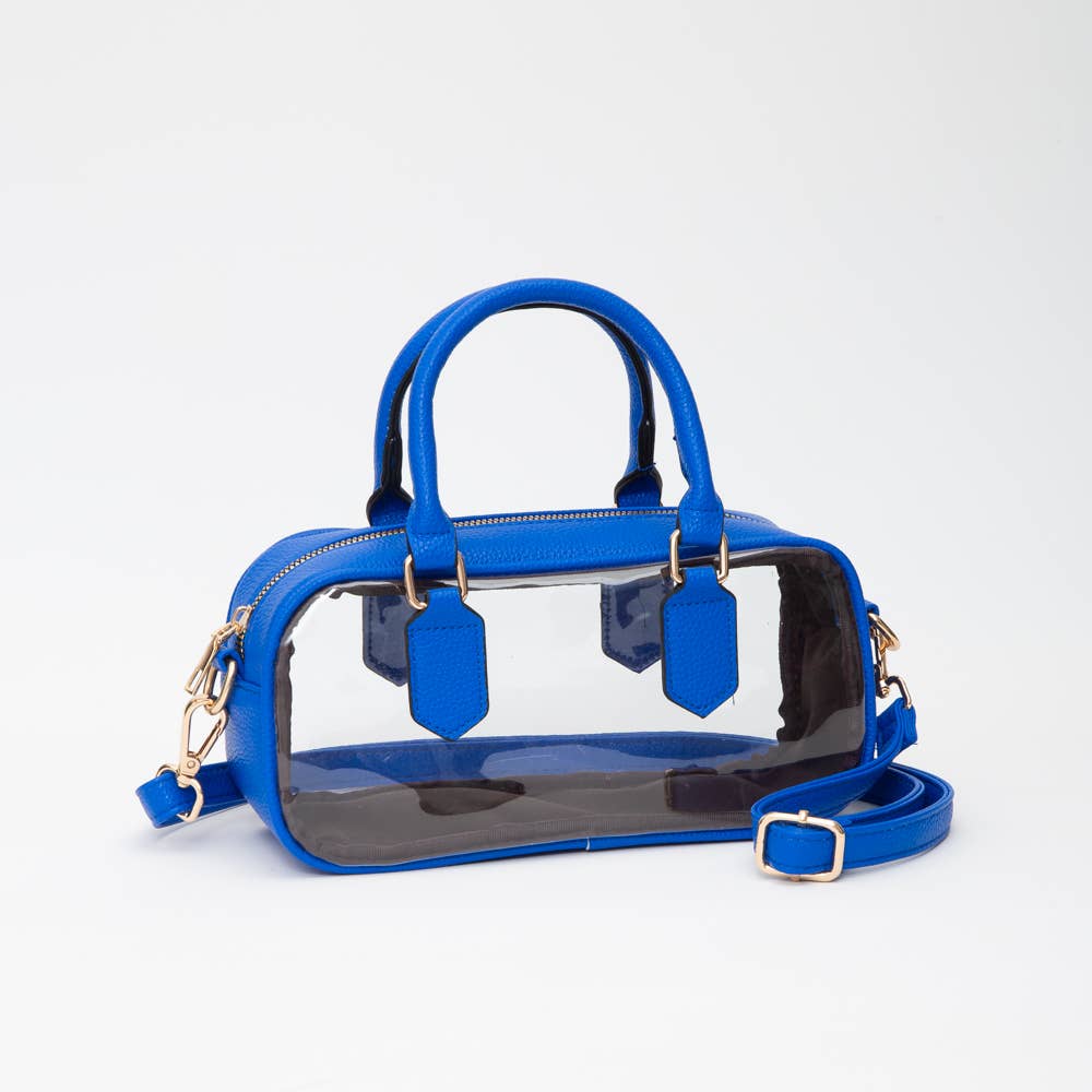 Game Day Clear Bag: Royal Blue - Bria Blair Creative