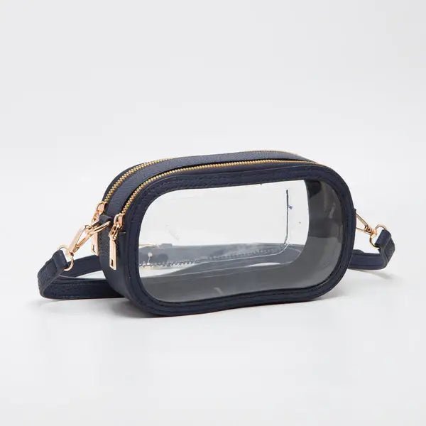 Game Day Stadium Clear Oval Crossbody Bags: Orange - Bria Blair Creative