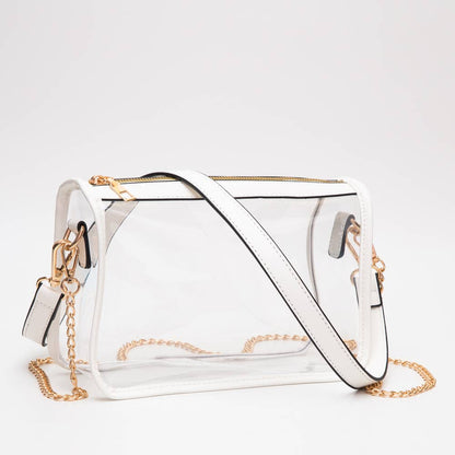 Game Day Stadium Clear Rectangle Crossbody Bags : Royal blue - Bria Blair Creative