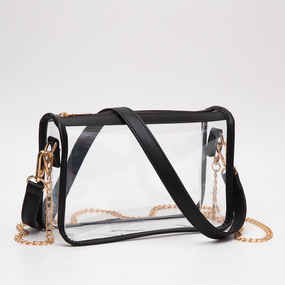 Game Day Stadium Clear Rectangle Crossbody Bags : Royal blue - Bria Blair Creative