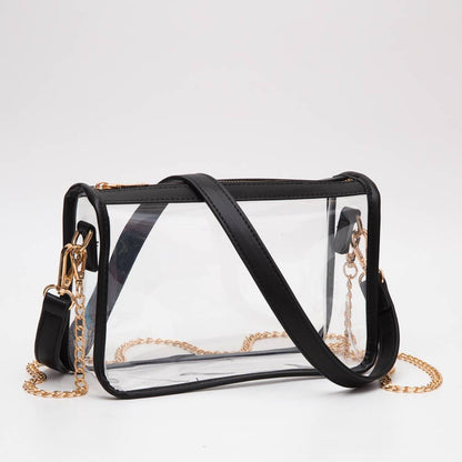 Game Day Stadium Clear Rectangle Crossbody Bags : Royal blue - Bria Blair Creative