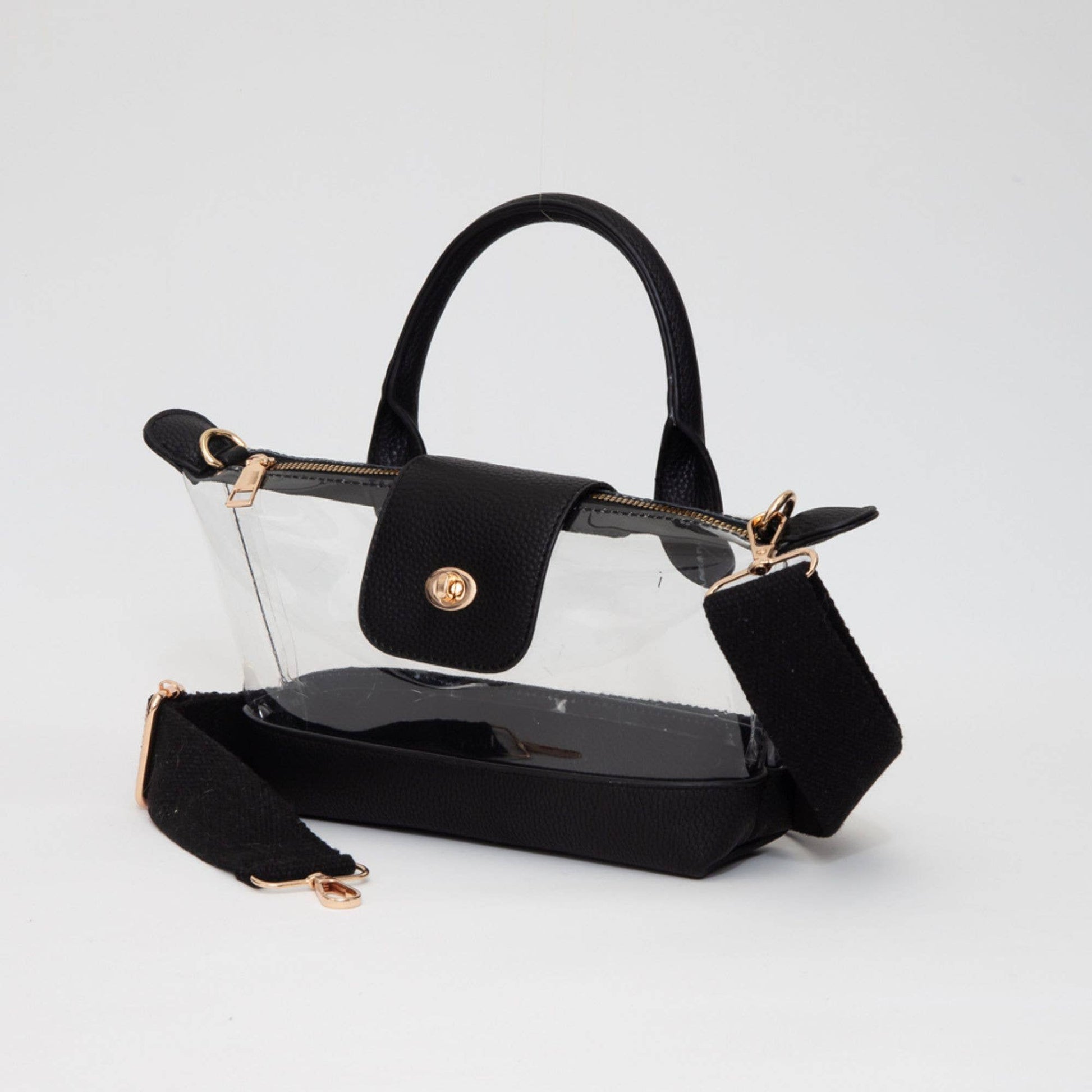 Game Day Stadium Satchel Clear Bag: Red - Bria Blair Creative