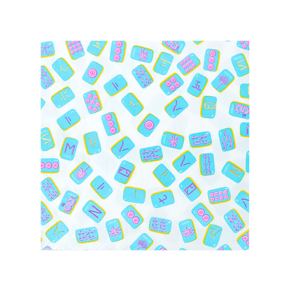 Game Night Mahjong Large Napkins - Bria Blair Creative