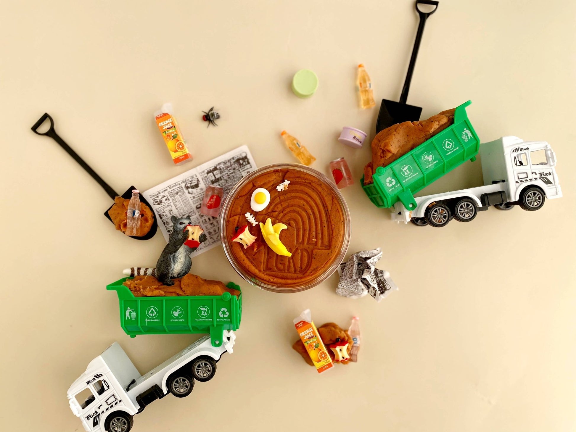 Garbage (Root Beer) KidDough Play Kit - Bria Blair Creative