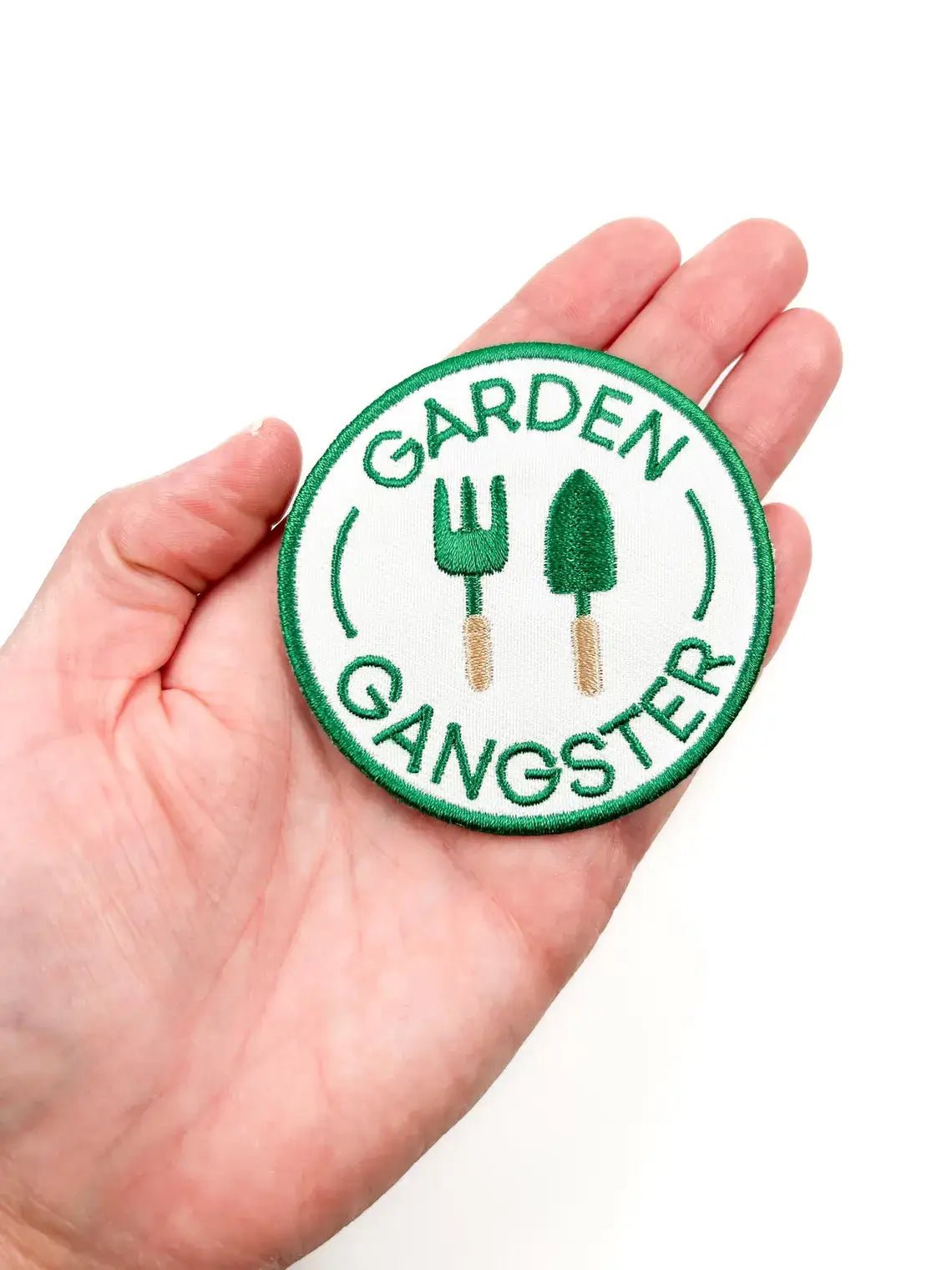 Garden Gangster Embroidered Iron On Patch Organic Farm Hats - Bria Blair Creative