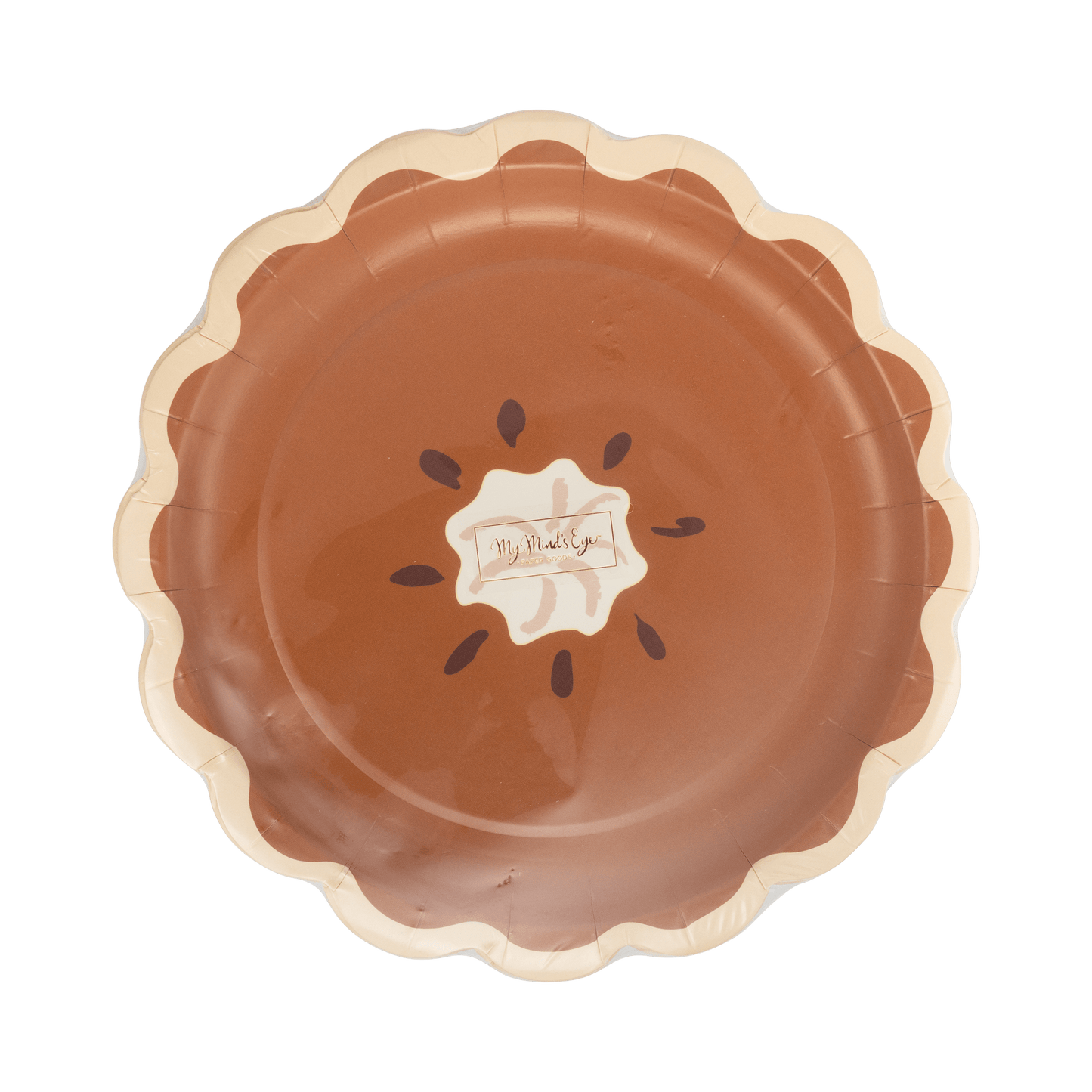 GBL1342 - Pumpkin Pie Paper Plates - Bria Blair Creative