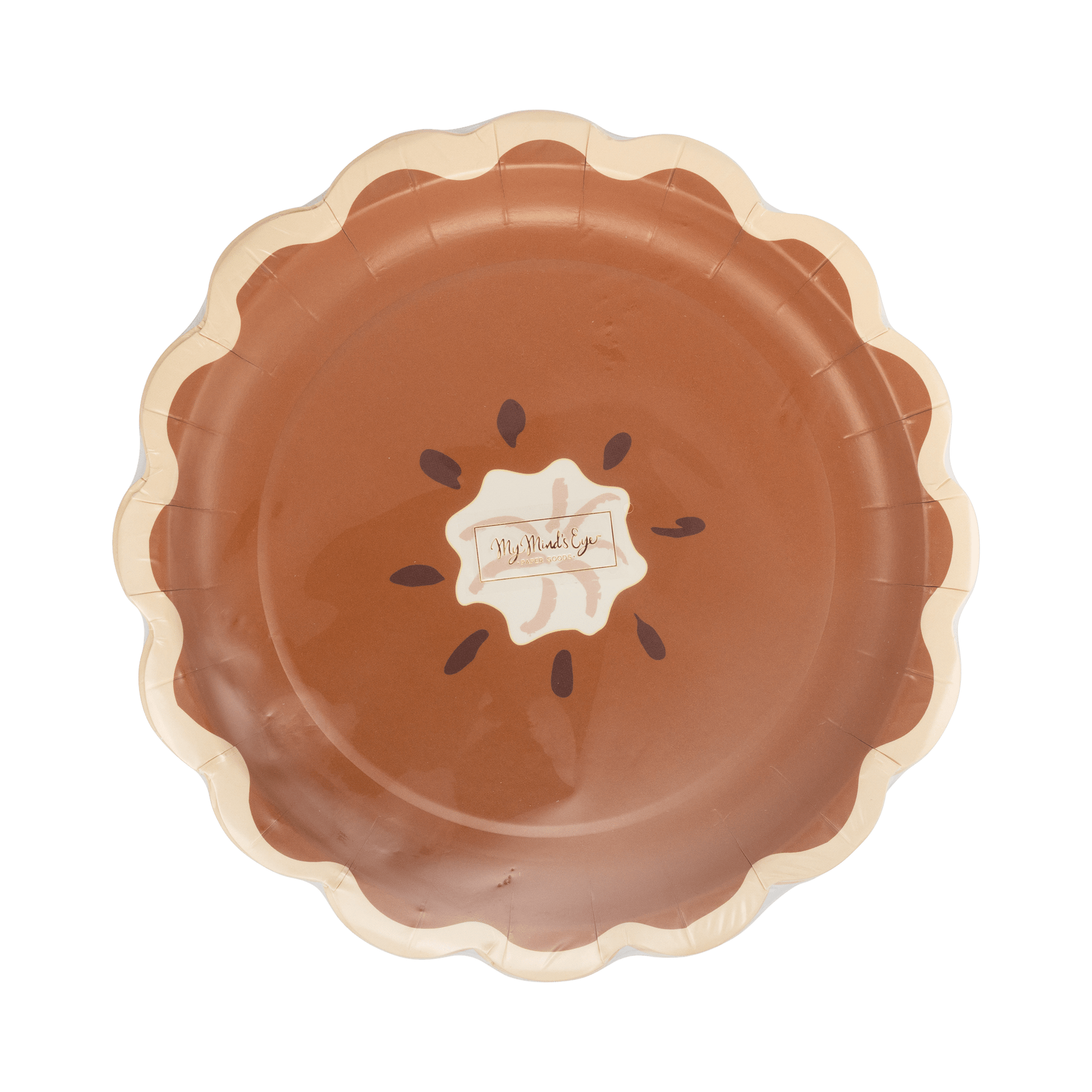 GBL1342 - Pumpkin Pie Paper Plates - Bria Blair Creative