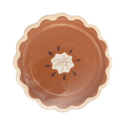 GBL1342 - Pumpkin Pie Paper Plates - Bria Blair Creative