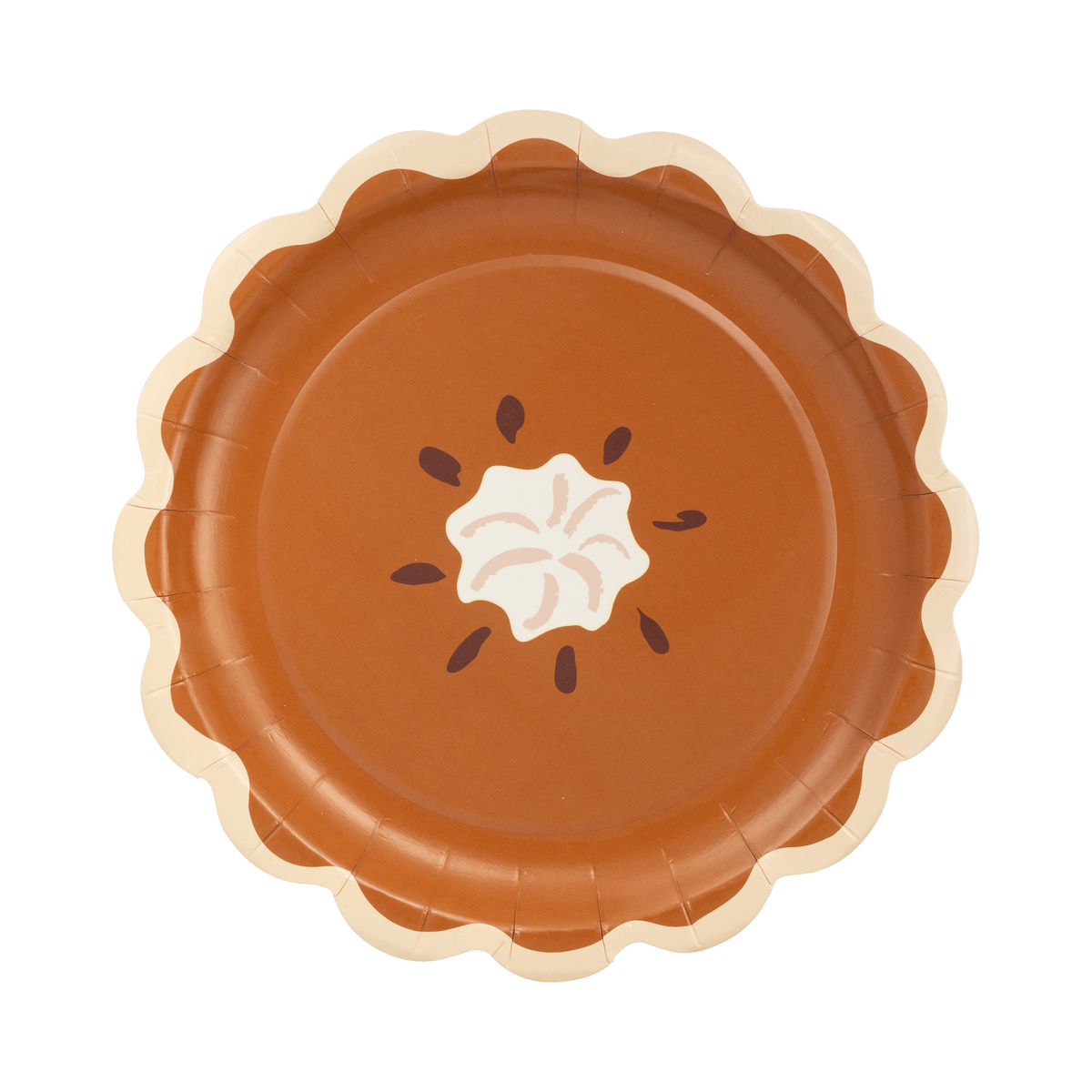 GBL1342 - Pumpkin Pie Paper Plates - Bria Blair Creative