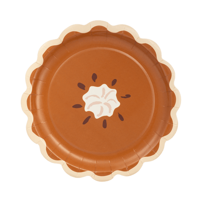 GBL1342 - Pumpkin Pie Paper Plates - Bria Blair Creative