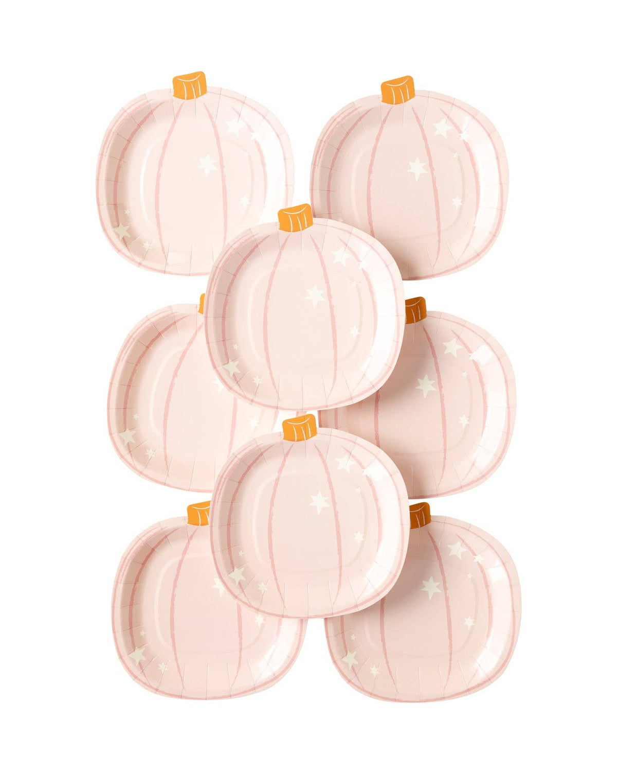 GGH1043 - Ghoul Gang Pumpkin Shaped Paper Plate - Bria Blair Creative