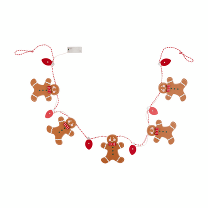 Gingerbread Christmas Tin Garland - Bria Blair Creative