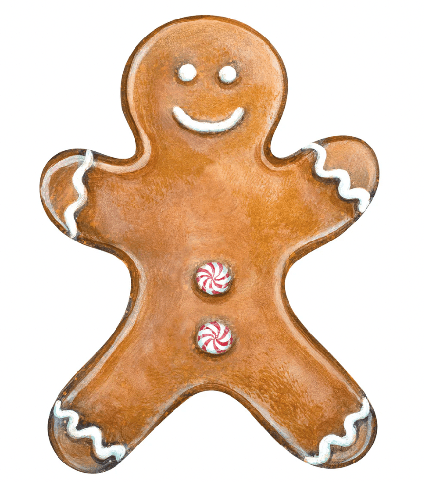 Gingerbread Man Table Accent - Bria Blair Creative