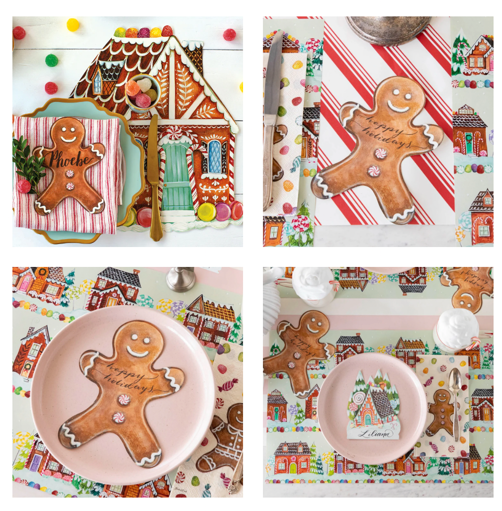 Gingerbread Man Table Accent - Bria Blair Creative
