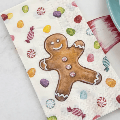 Gingerbread Paper Guest Napkins - Bria Blair Creative