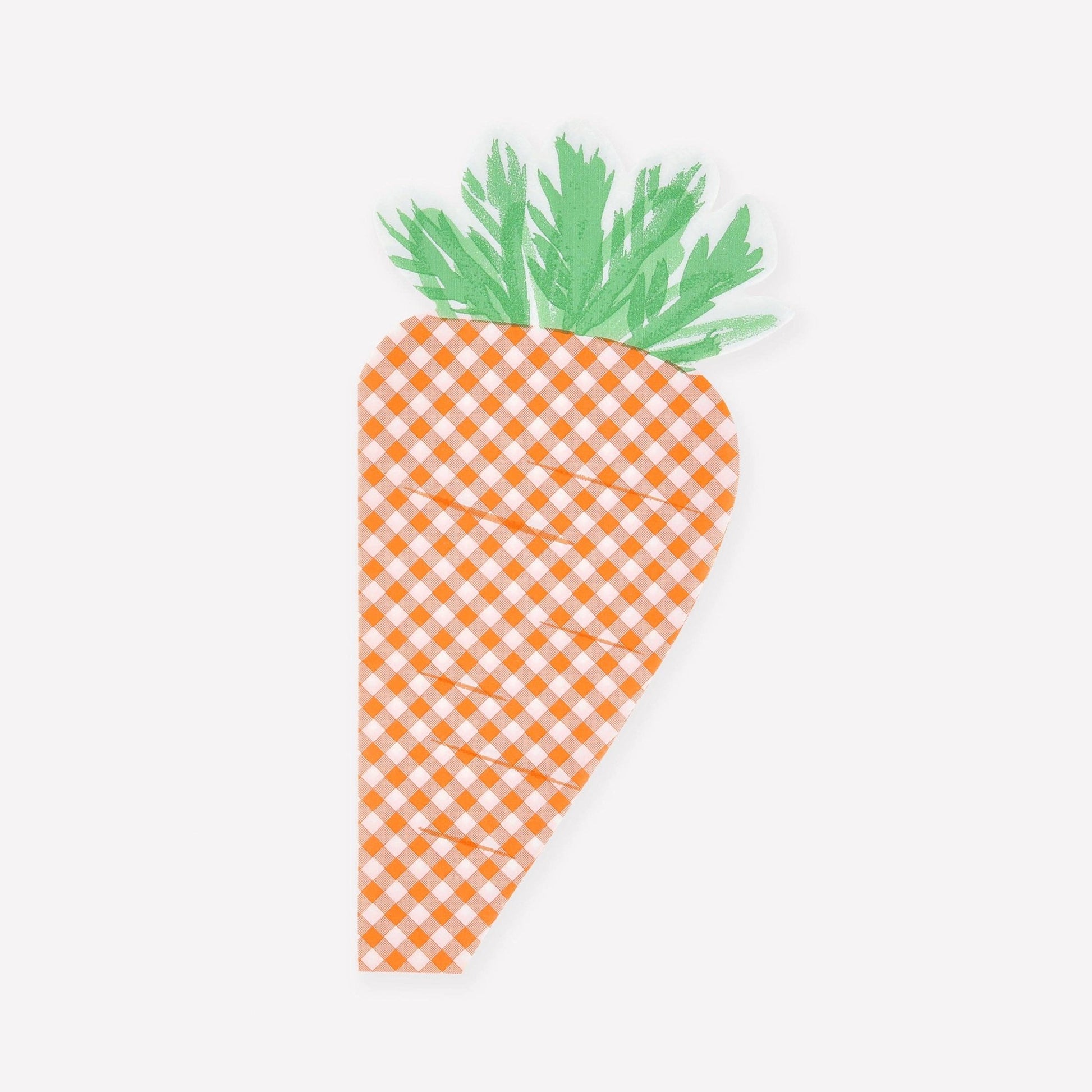 Gingham Carrot Napkins - Bria Blair Creative