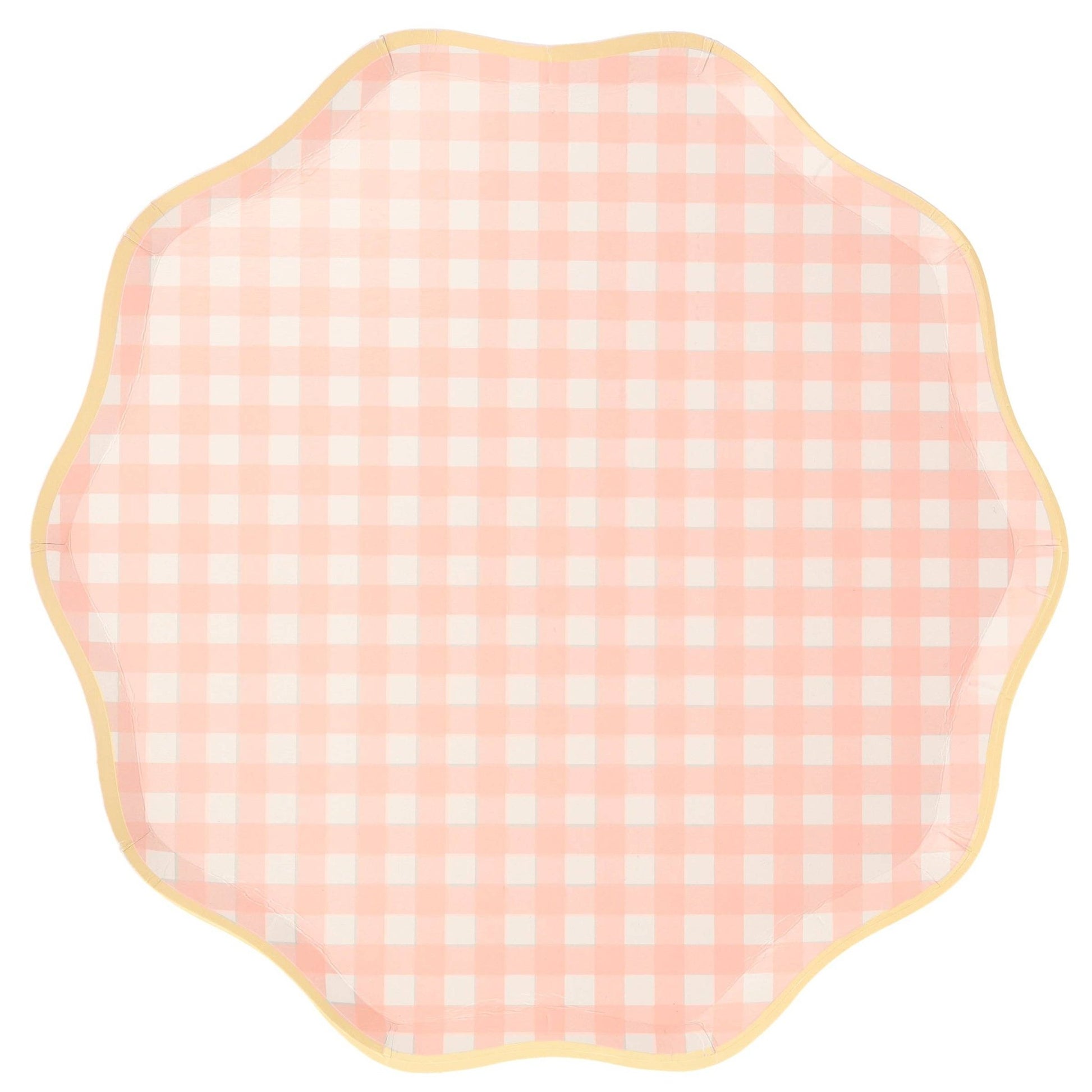 Gingham Dinner Plates - Bria Blair Creative