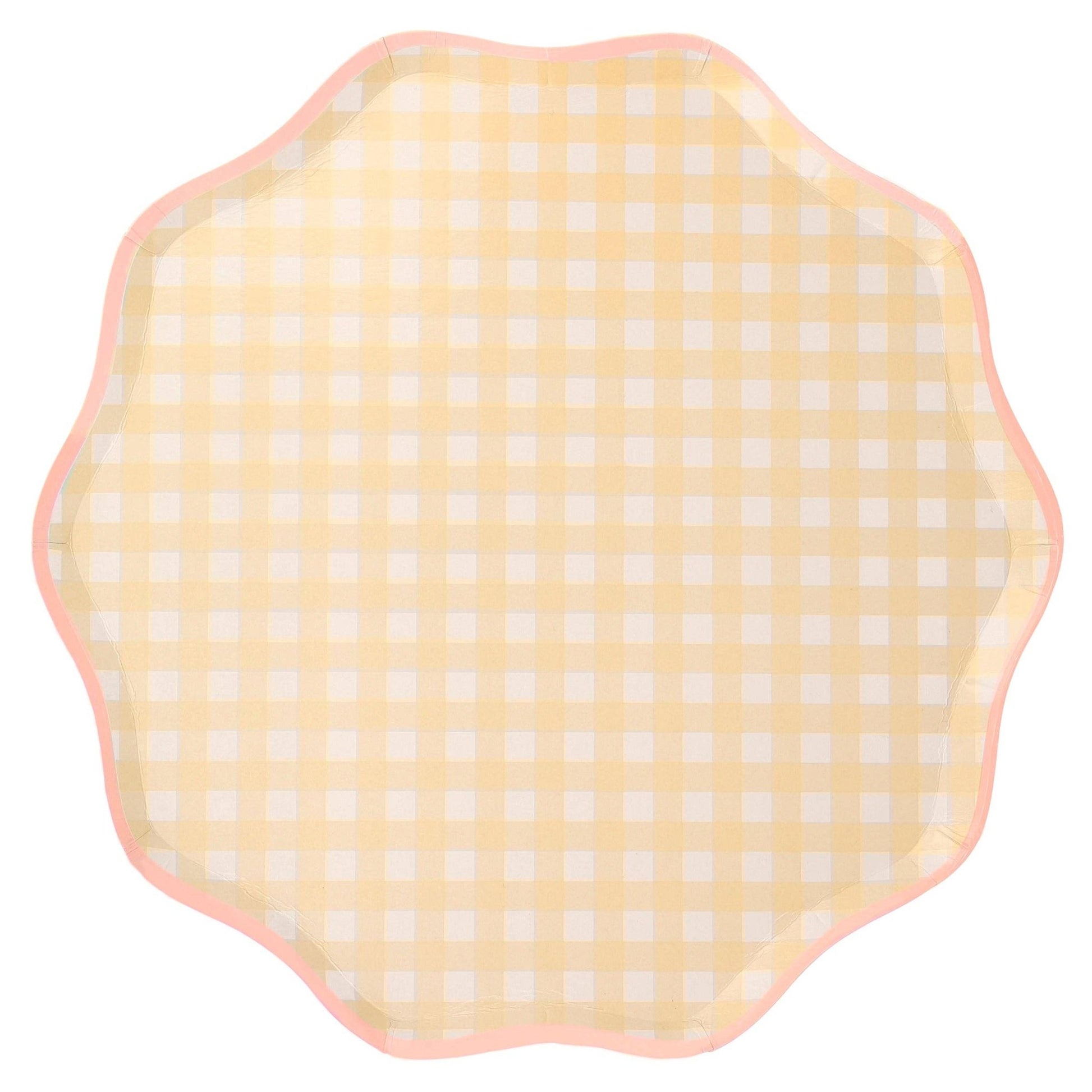 Gingham Dinner Plates - Bria Blair Creative
