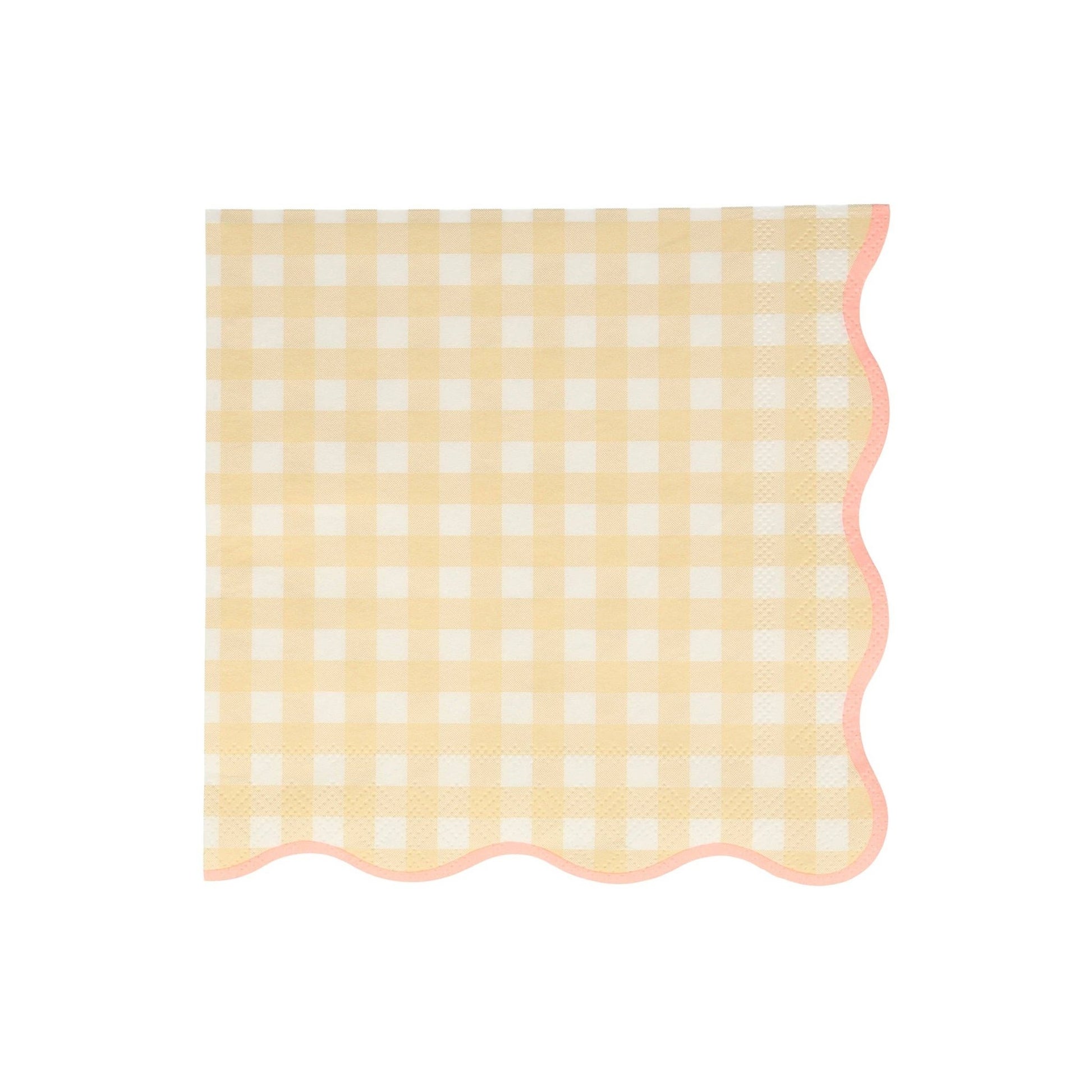 Gingham Large Napkins - Bria Blair Creative