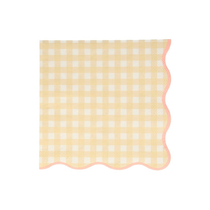Gingham Large Napkins - Bria Blair Creative