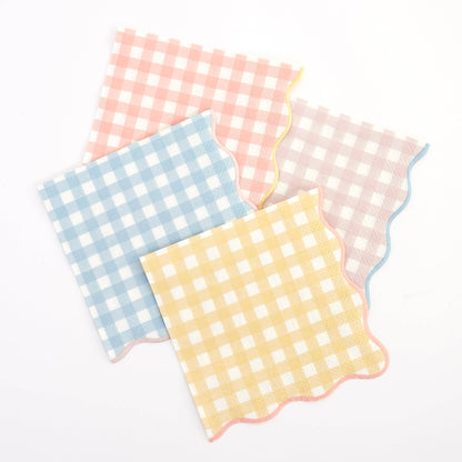 Gingham Large Napkins - Bria Blair Creative