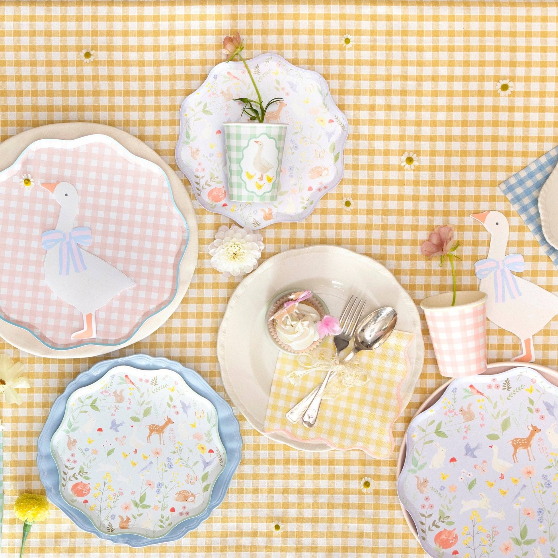 Gingham Large Napkins - Bria Blair Creative