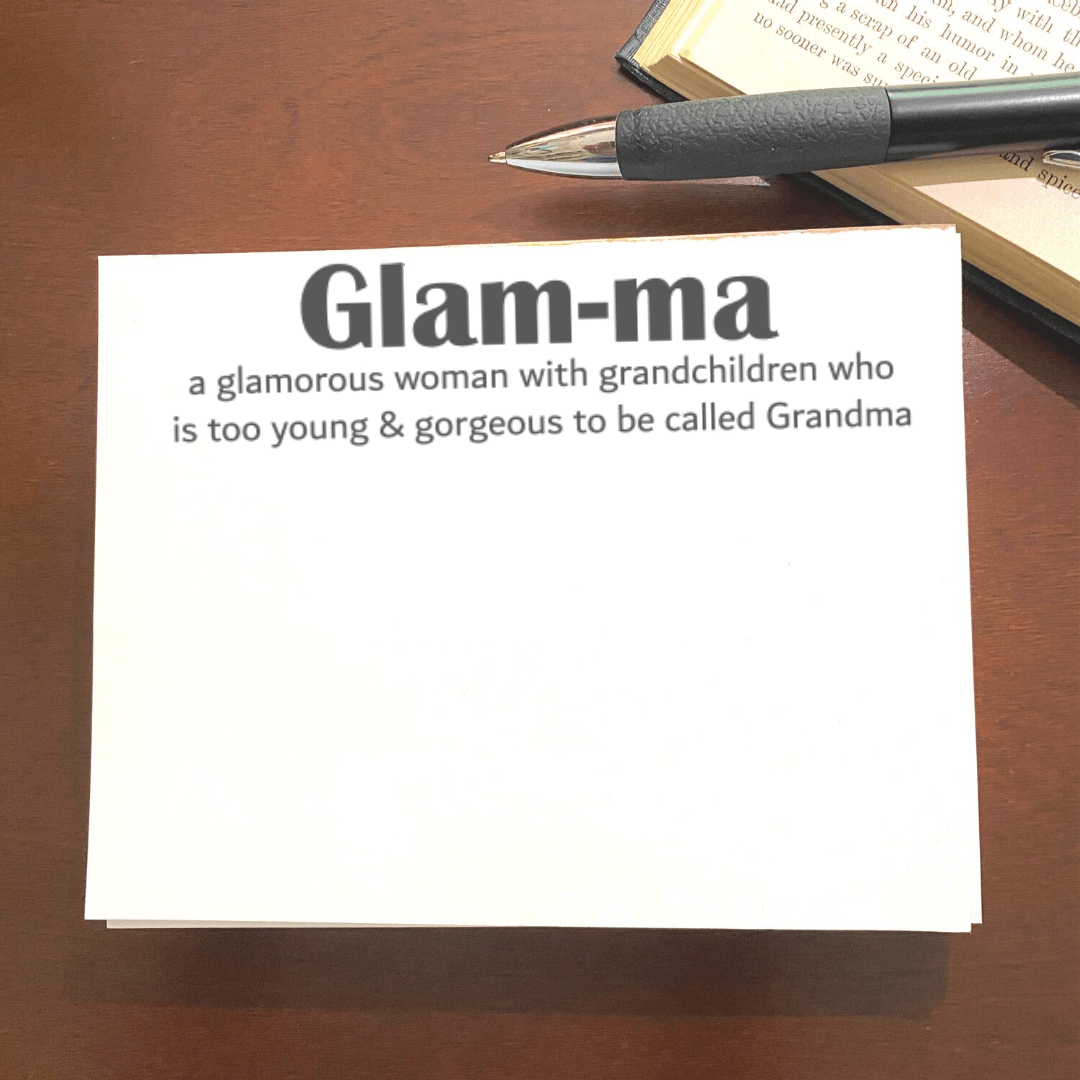 Glam - ma Note pad - Bria Blair Creative