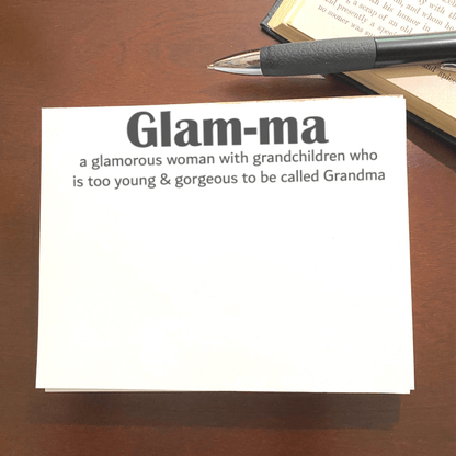 Glam - ma Note pad - Bria Blair Creative
