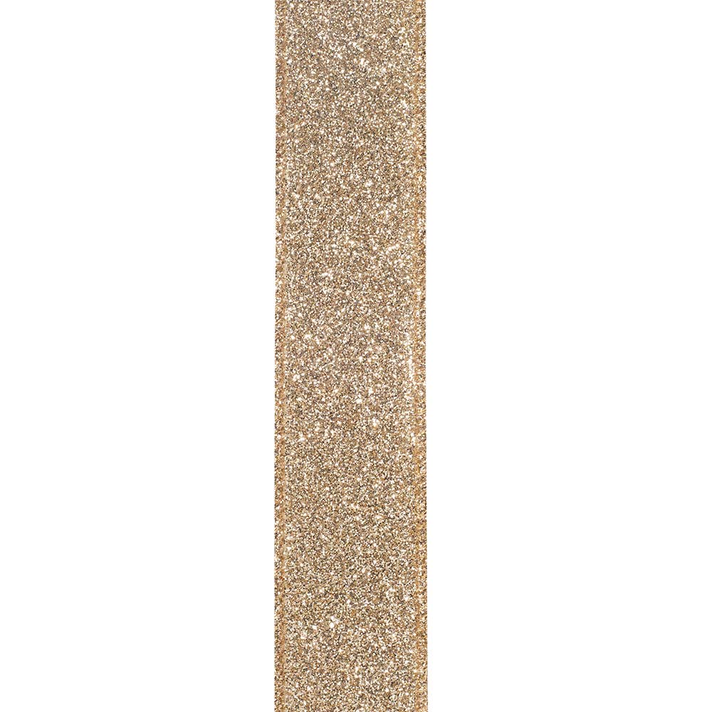 Glitter Metallic Display, Gold/silver, 1-1/2 In, 25 Yards - Bria Blair Creative